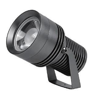 KT-RAY-COLOR-R61 Светильник накладной уличный LED 12W RGB 800lm 36° 12V IP67, металл black, D61mm H1