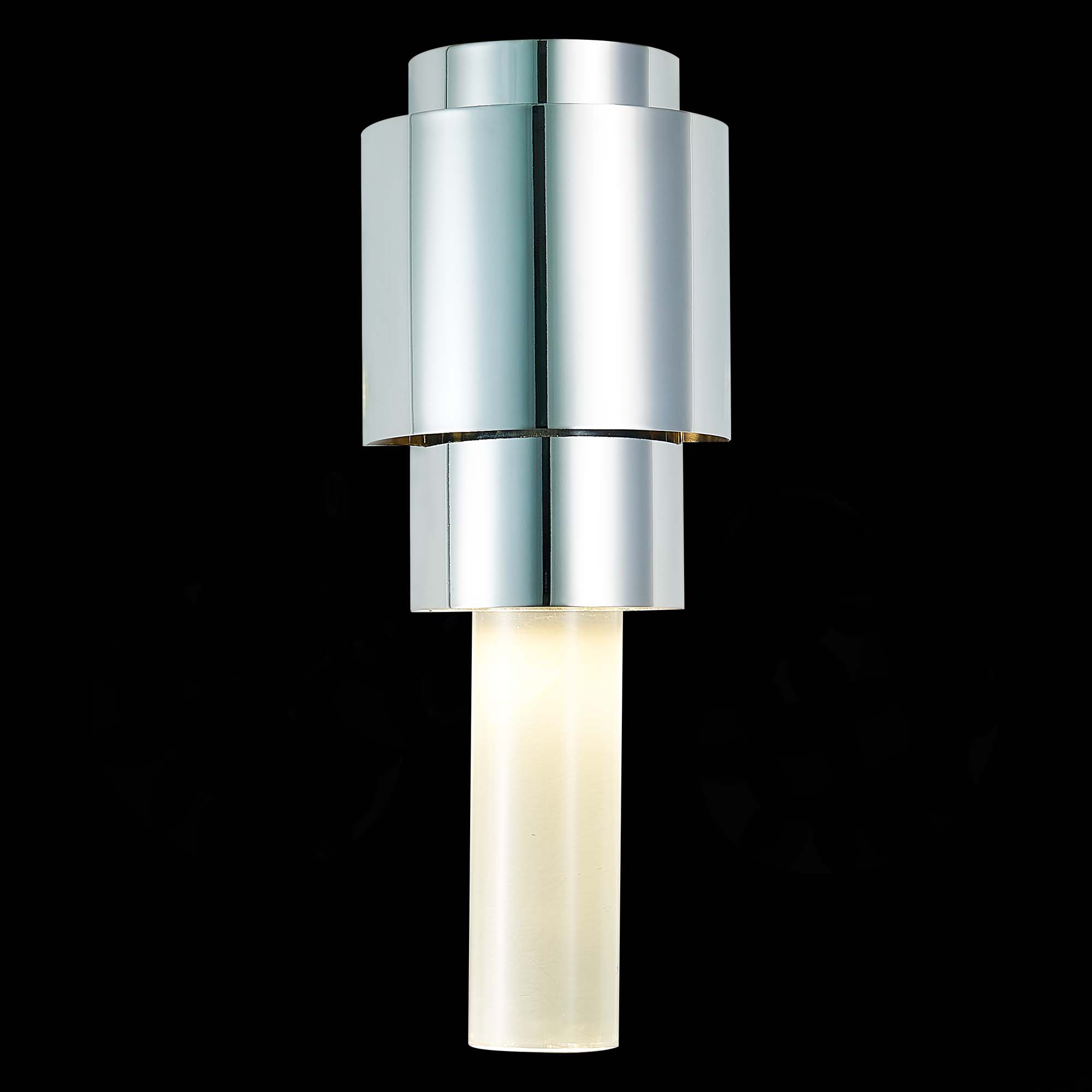 CESENA Светильник настенный 2xG9 LED max3W, металл chrome, хрусталь clear, W100mm L150mm H370mm, ST 
