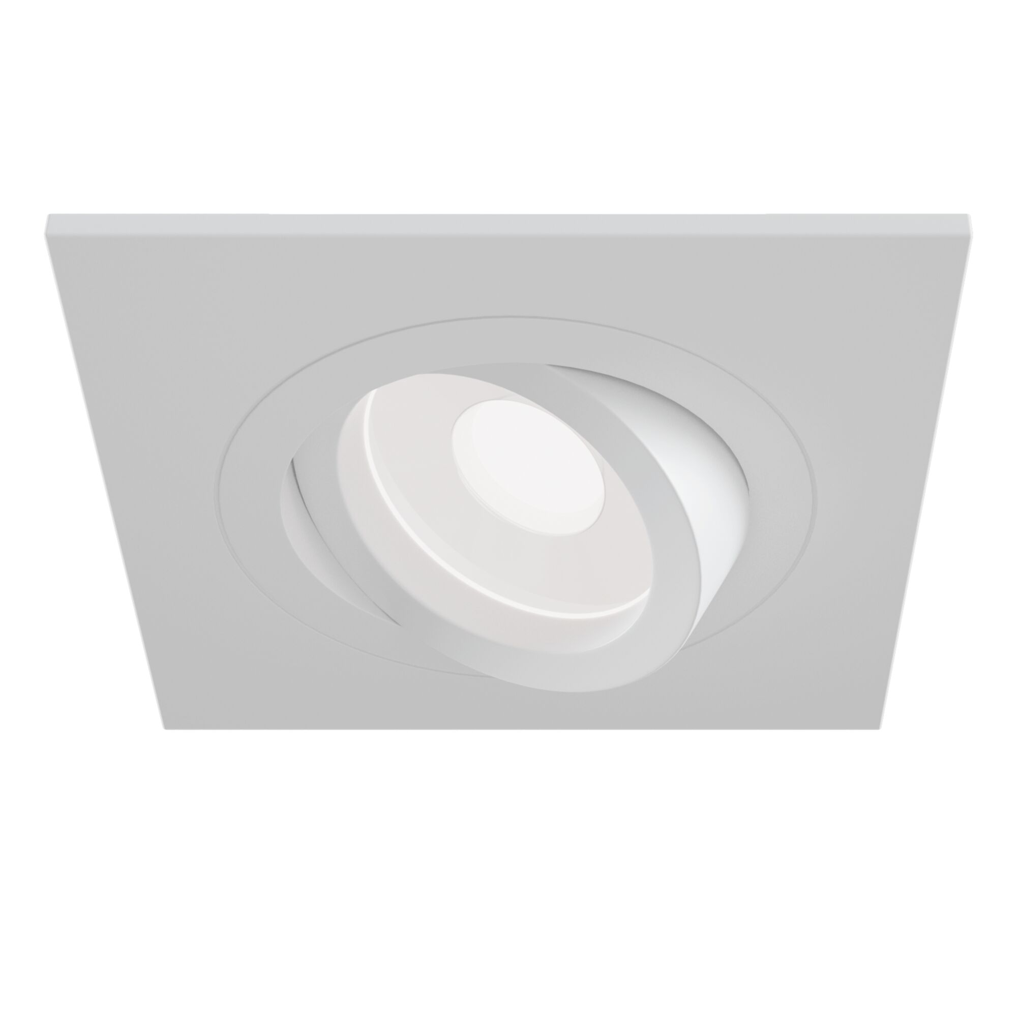 Atom Светильник встраиваемый 1xGu10 max50W, металл white, L92mm W92mm H25mm, Maytoni