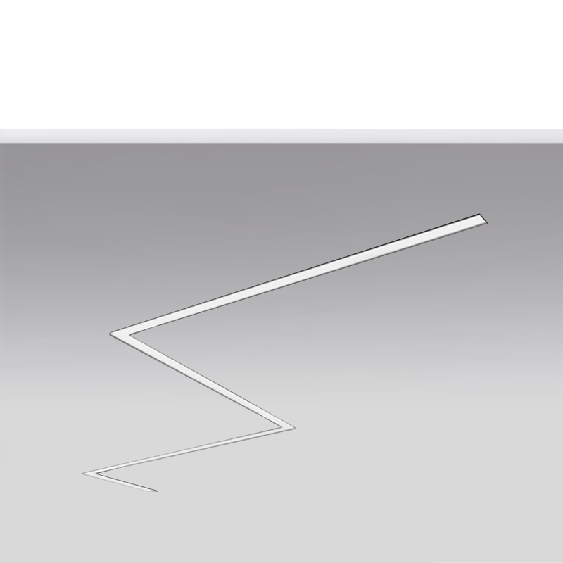 ART-inLINE107 CORNER SYSTEM LED Светильник встраиваемый зигзаг Встраиваемые светильники 