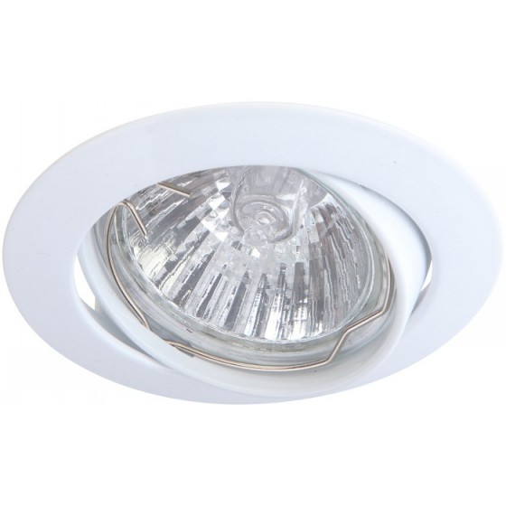 Basic Светильник встраиваемый 1x50W Gu10, металл white, D80mm H90mm, ARTE Lamp