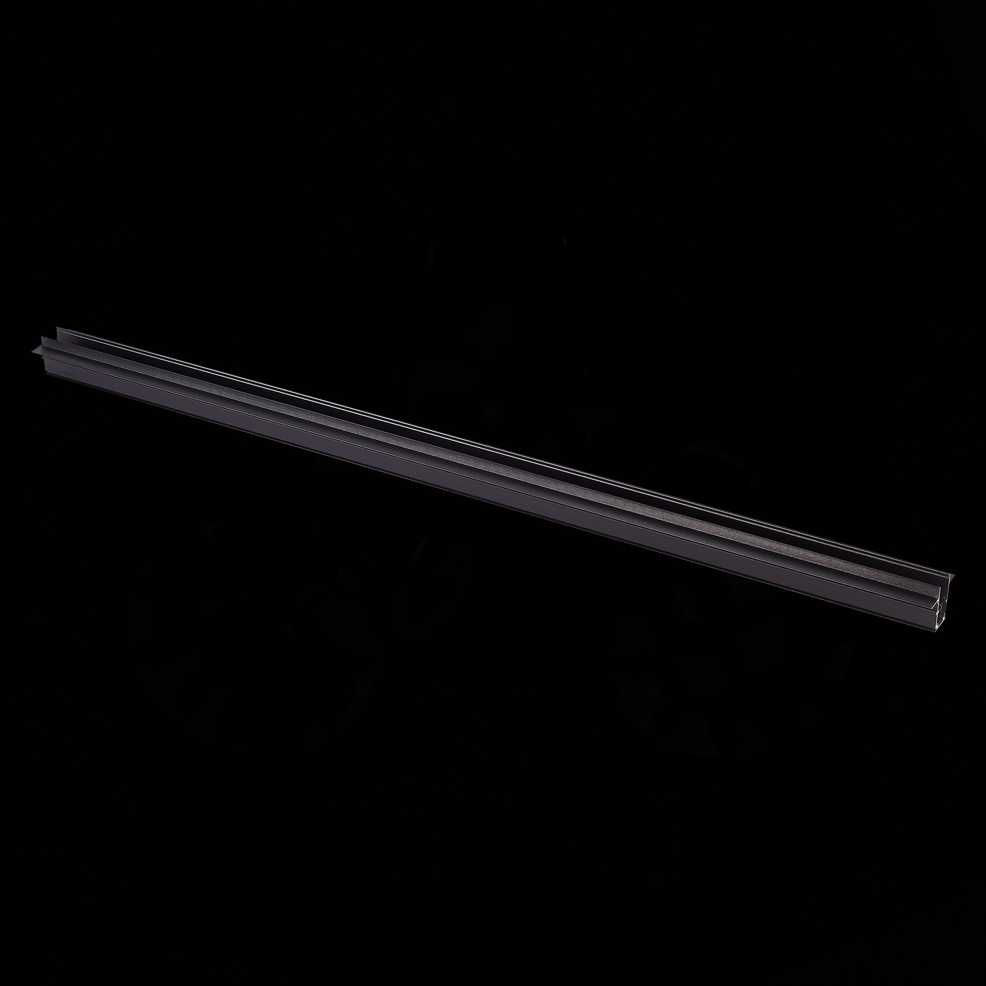 SKYLINE 48 Шинопровод магнитный встраиваемый 48V, металл black, L1000mm, ST Luce