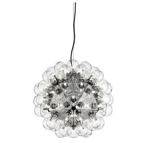 Taraxacum 88 Светильник подвесной 60xE27 LED 3W 170lm, металл aluminum, D800mm H5500mm, Flos