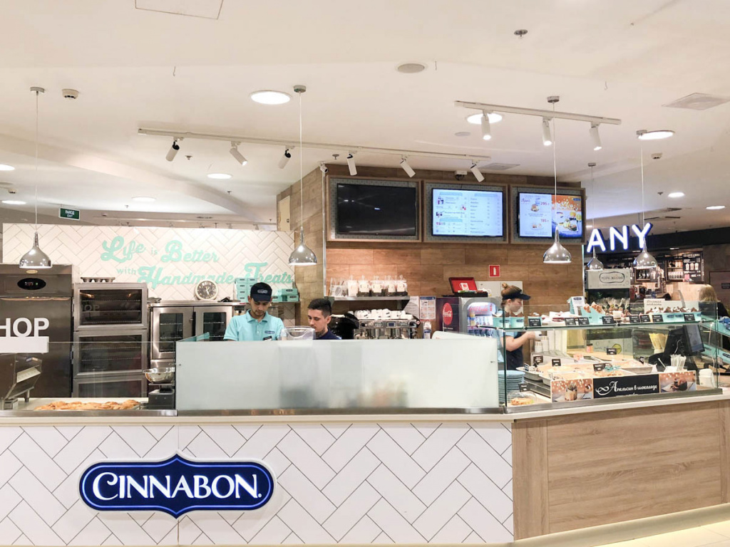 CINNABON, сеть пекарен
