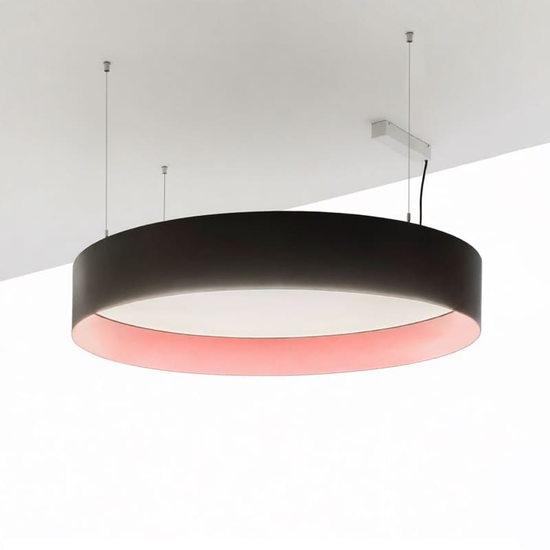LED светильник подвесной круг c утопленным рассеивателем (сплошная засветка)