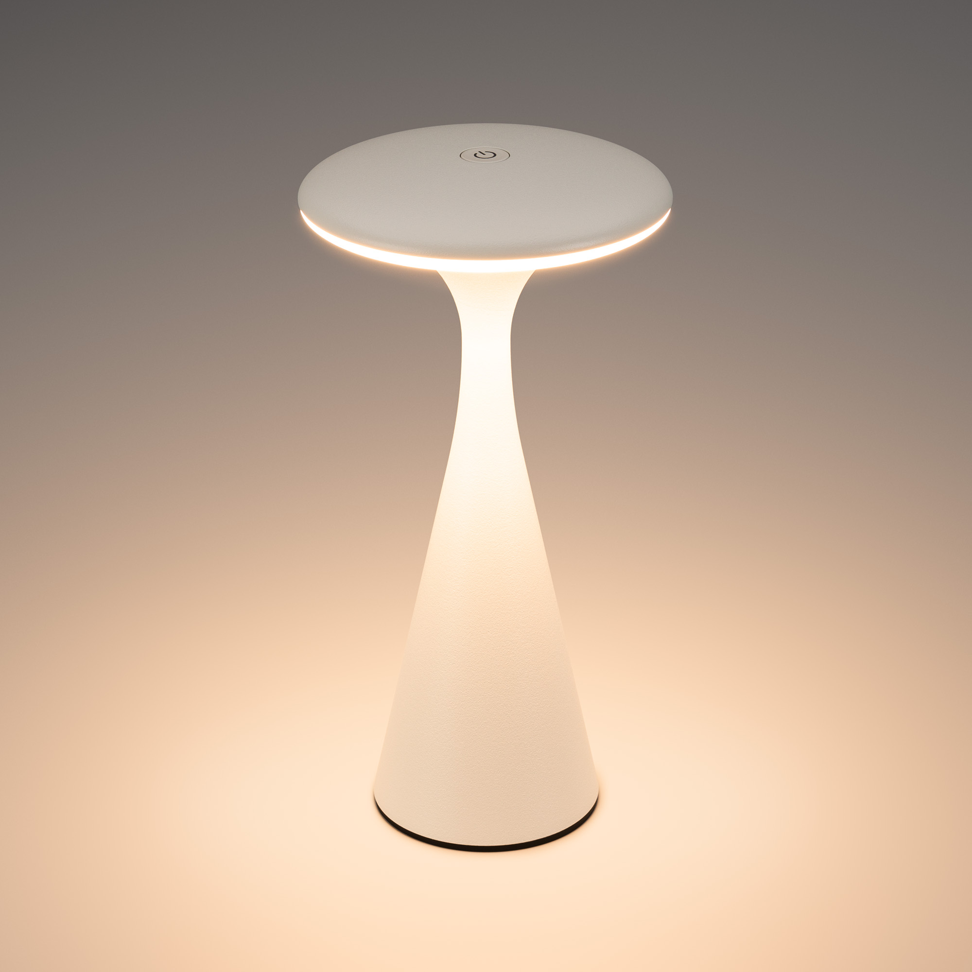 SP-COLLADA-TAB Светильник настольный LED 2W 2200-3000K 110lm IP54, металл white, W197mm H292mm, Arli