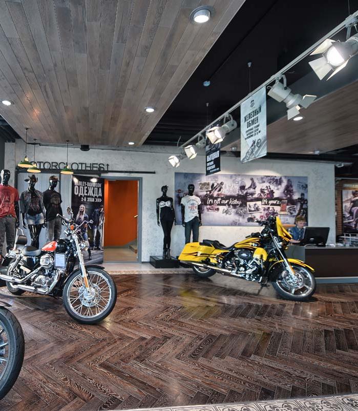 Салоны мотоциклов Harley Davidson