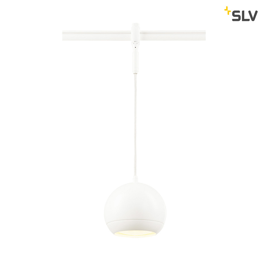 LIGHT EYE 150 PD Cветильник подвесной для EASYTEC II 1xGu10 ES111 max75W, металл white, D145mm H172m