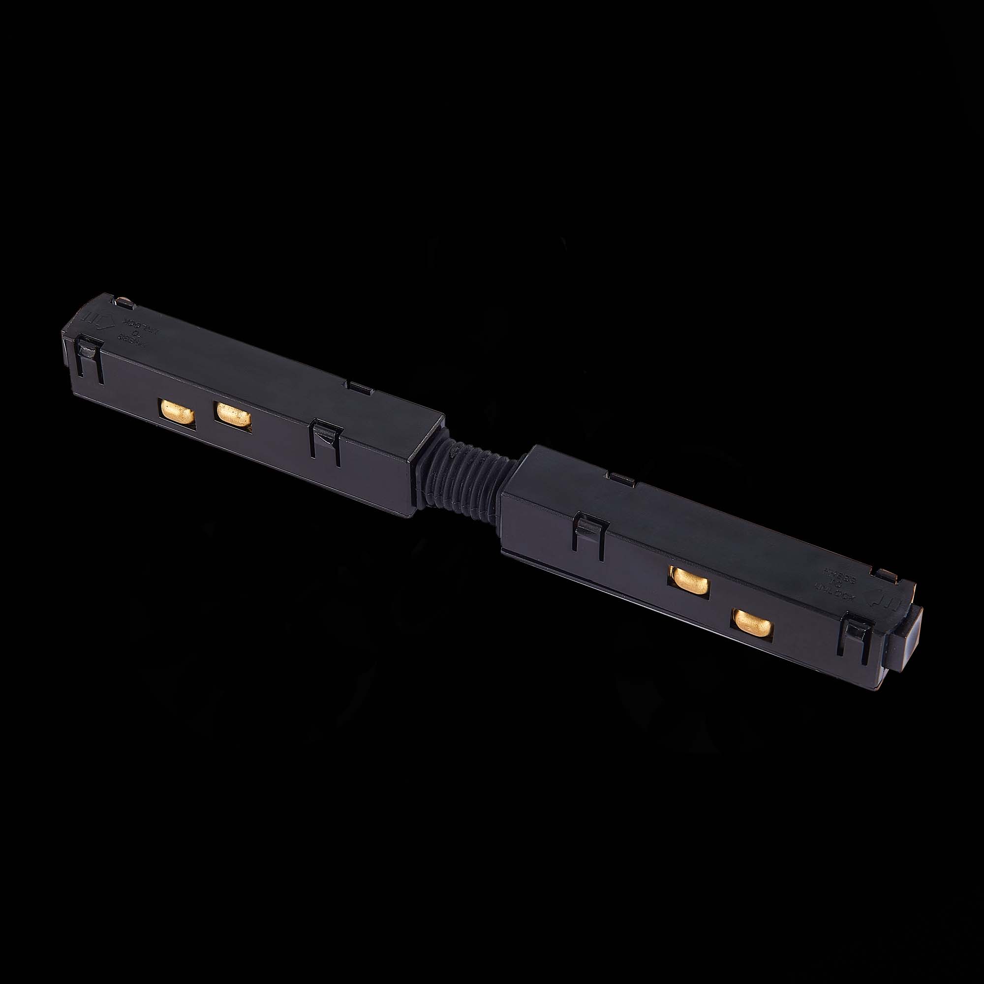 SKYLINE 48 Соединитель линейный для магнитного шинопровода 48V, black, ST Luce