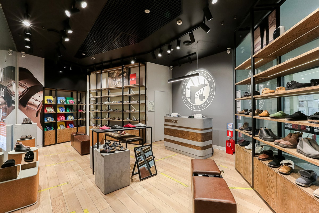 Birkenstock, сеть обувных магазинов