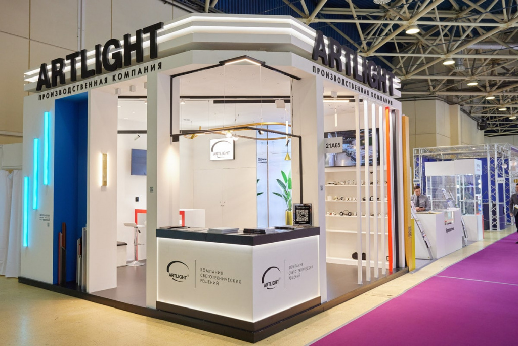 Выставочный стенд компании ARTLIGHT, Interlight 2023