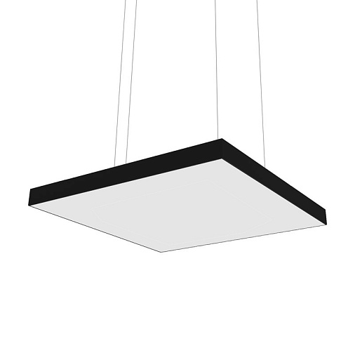 LED светильник подвесной прямоугольник (сплошная засветка)