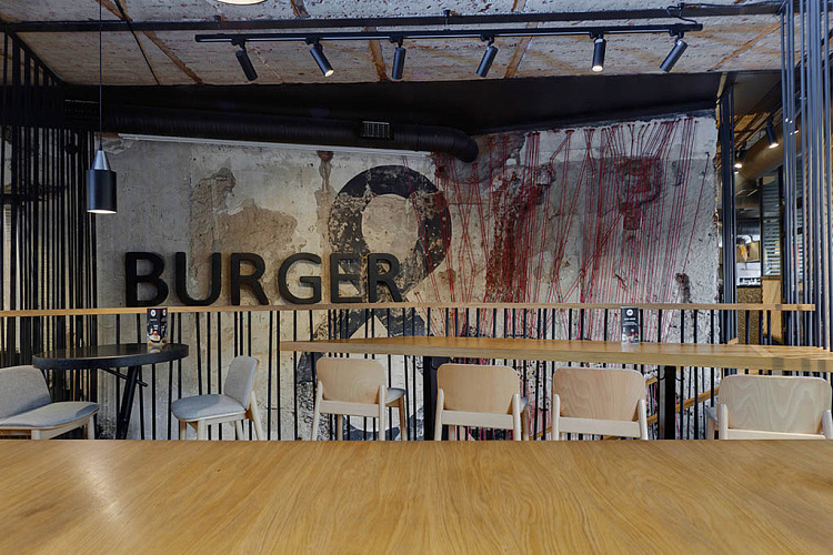 Ресторан Burger&Crab - освещение рис.1