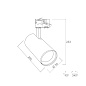 ART-TUBE90 IN LED светильник на встраиваемом основании Downlight   -  Встраиваемые светильники 